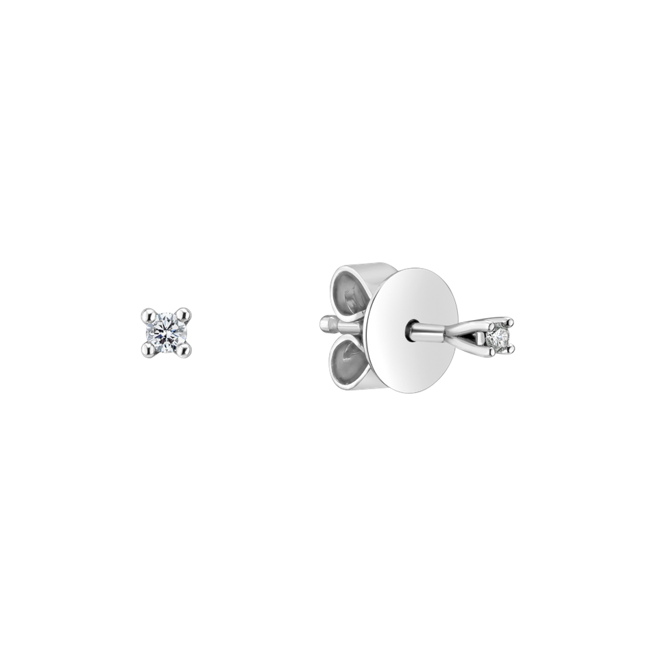 Náušnice s diamantem Essential Shine