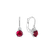 Náušnice s diamantom a rubínom Midnight Serenity3