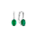 Náušnice s diamantom a smaragdom Lauriene3