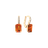 Náušnice s diamantmi a citrínom Mireth3