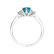 Prsteň s diamantmi a topásom Midnight Serenity3