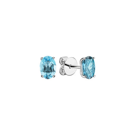 Náušnice s topásom Mystic Light