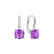 Náušnice s diamantmi a ametystom Calypso3