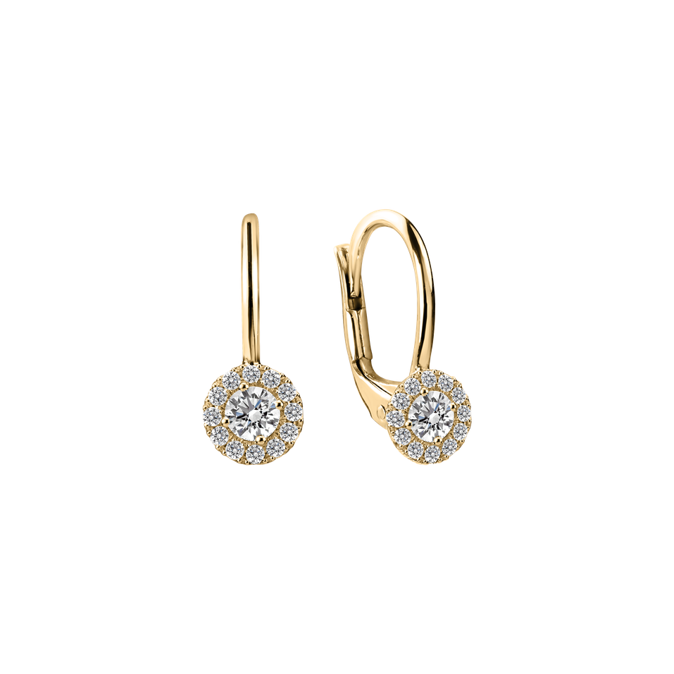 Náušnice s diamantmi Elara