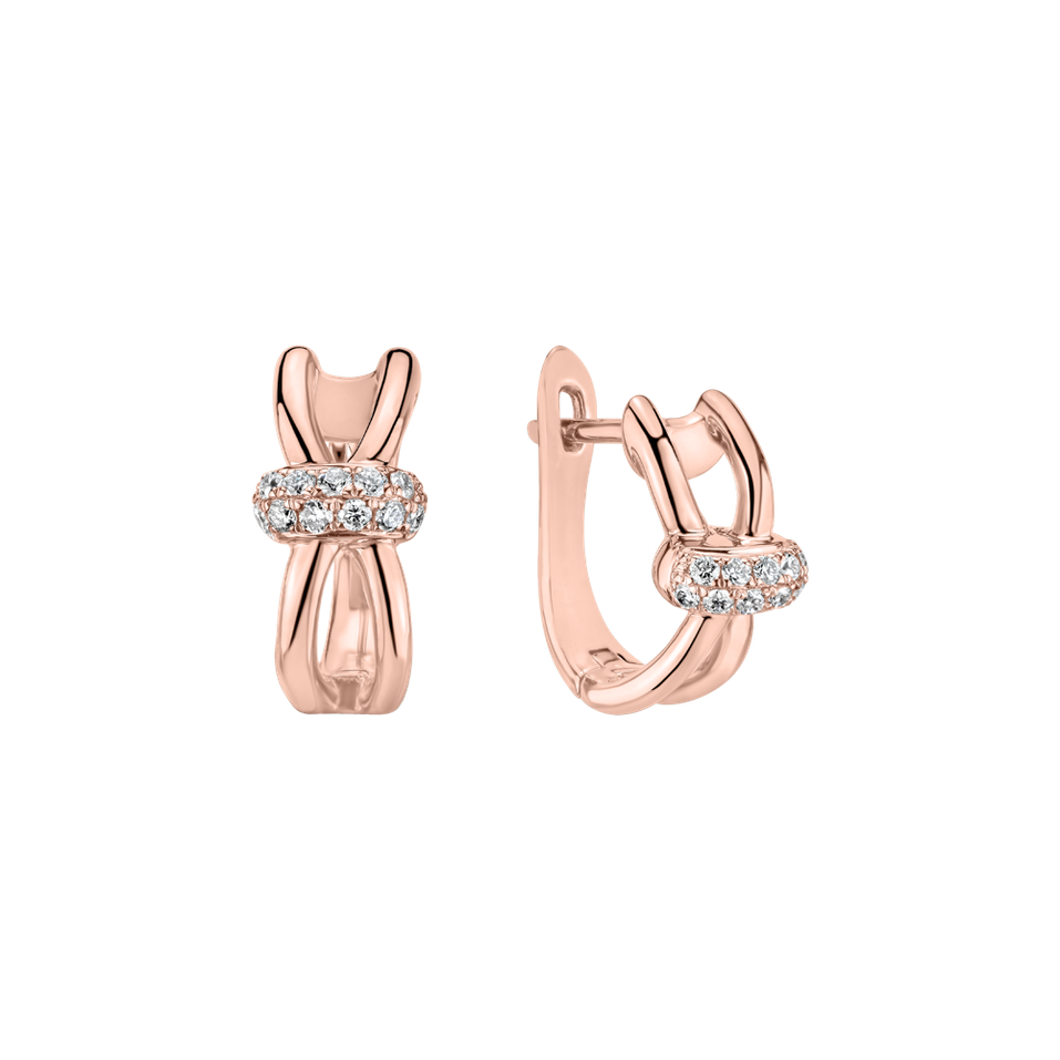 Náušnice s diamantmi Lucindel