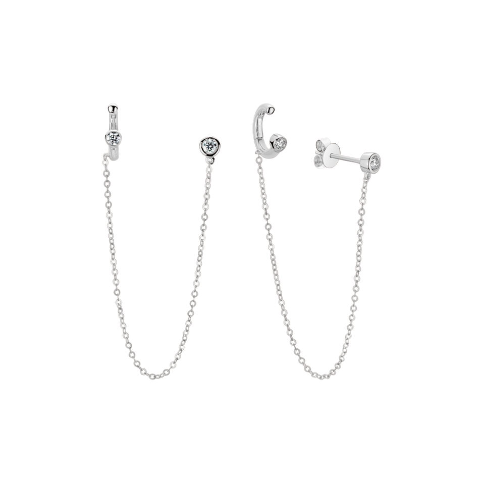 Náušnice s diamantmi Nexa