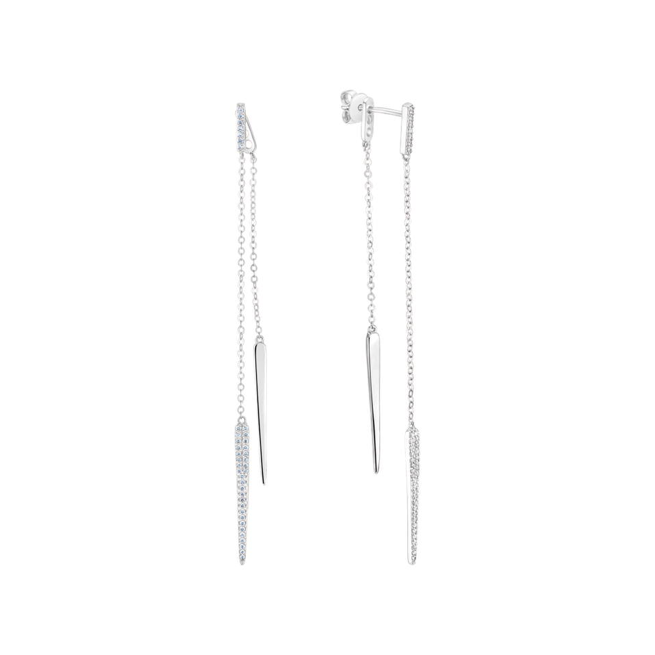 Náušnice s diamantmi Calyx