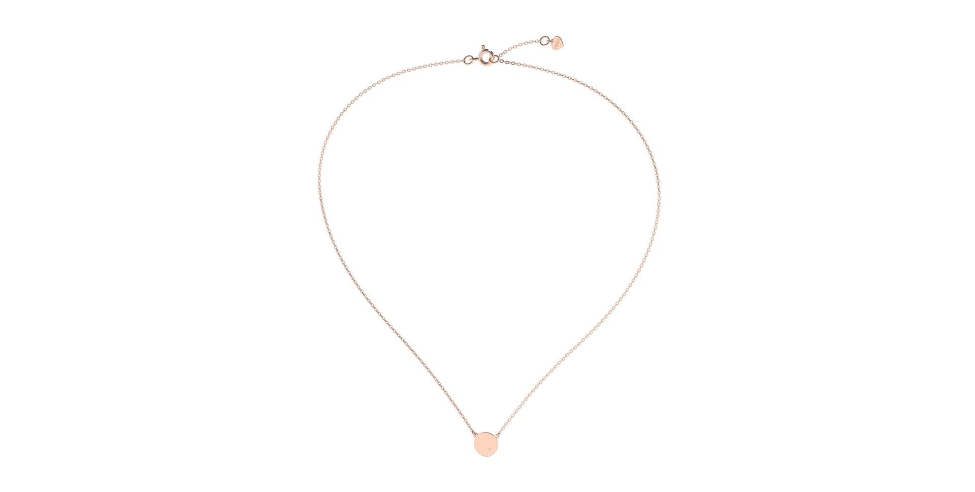 Náhrdelník s diamantom Moonlight