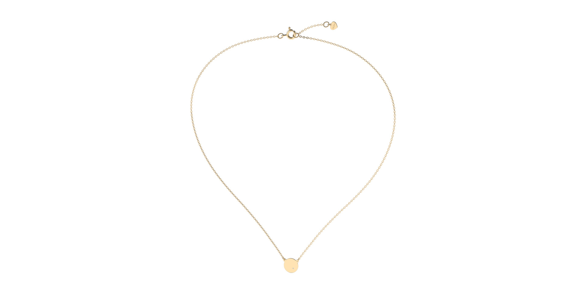 Náhrdelník s diamantom Moonlight