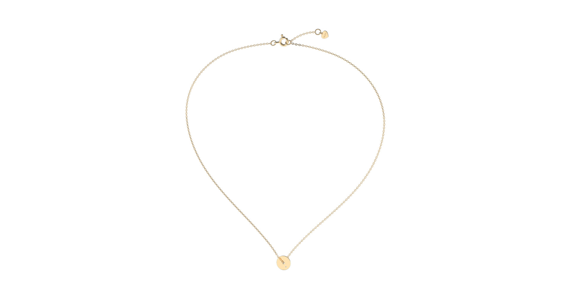 Náhrdelník s diamantom My World