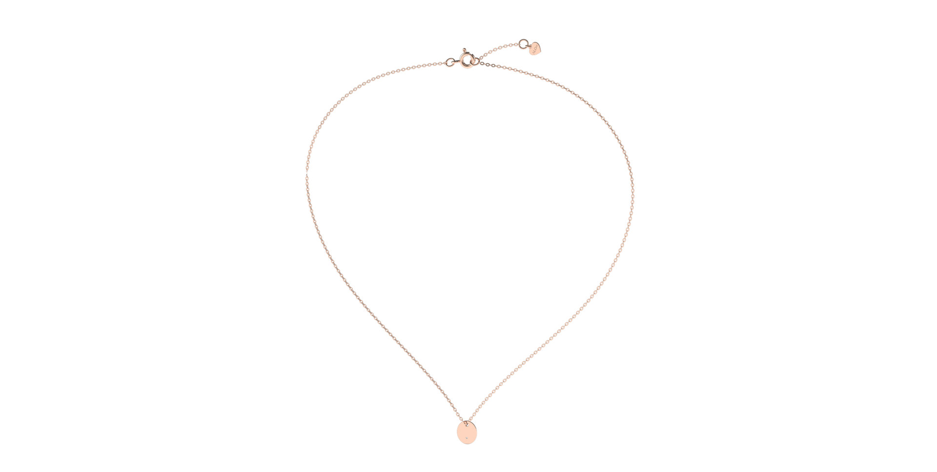 Náhrdelník s diamantom Splendor