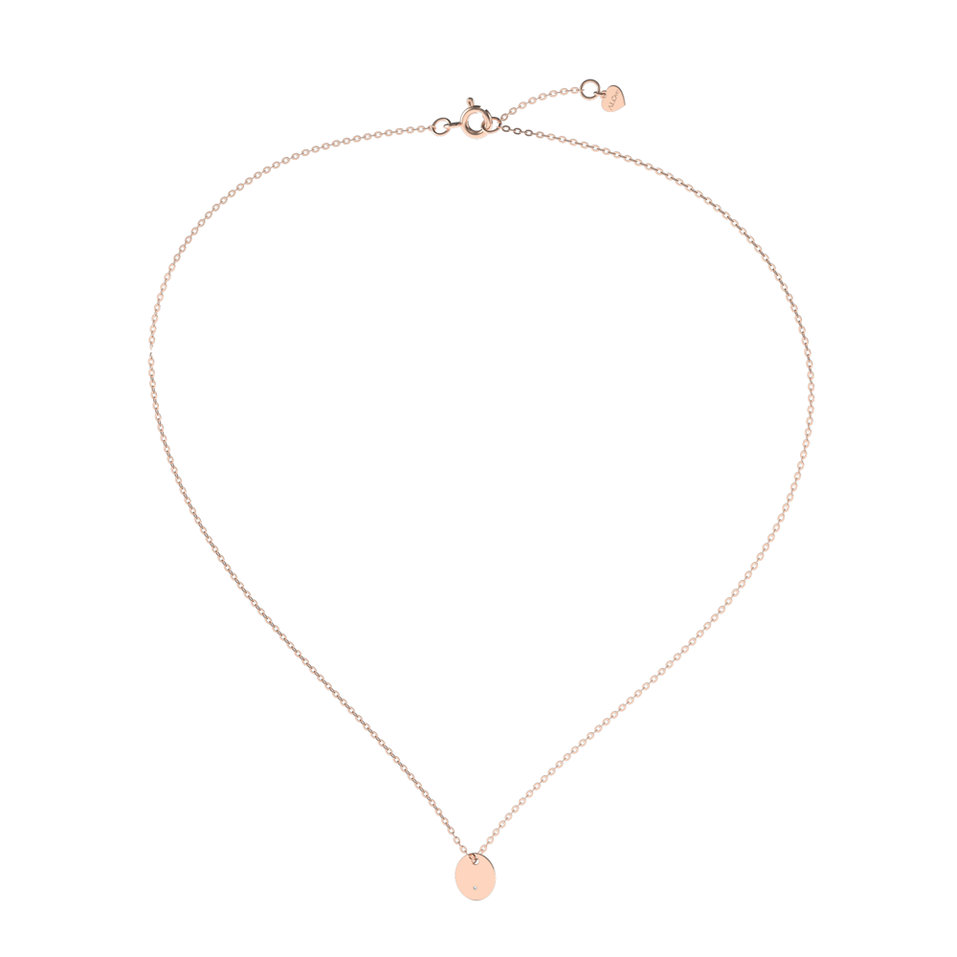 Náhrdelník s diamantom Splendor