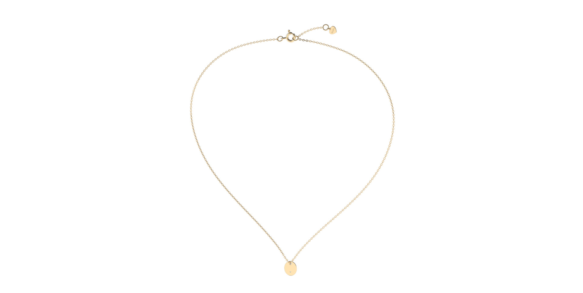 Náhrdelník s diamantom Splendor