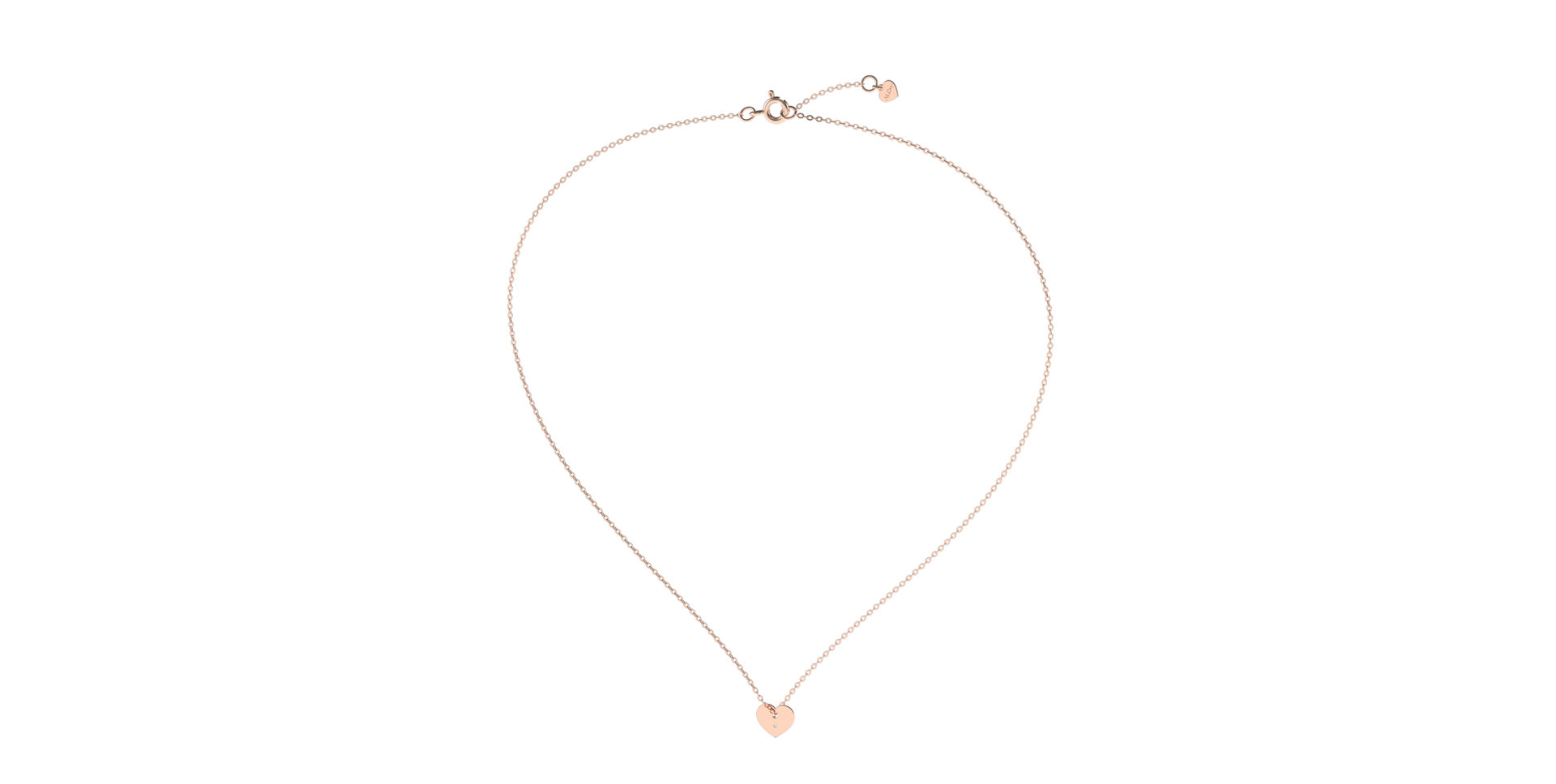 Náhrdelník s diamantom Love Symbol