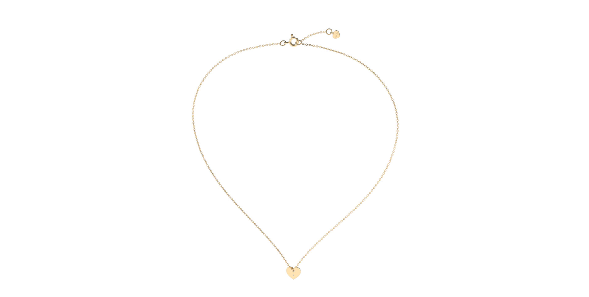 Náhrdelník s diamantom Love Symbol