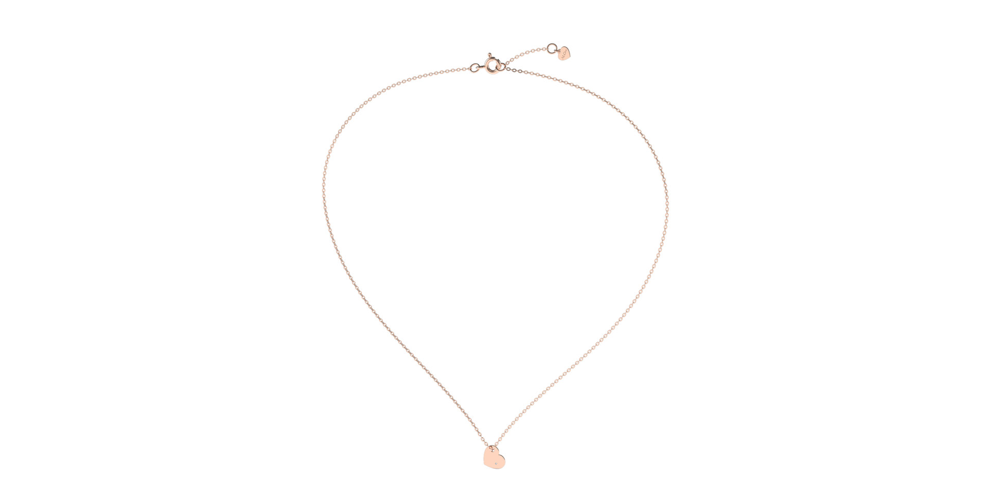 Náhrdelník s diamantom Promise Love