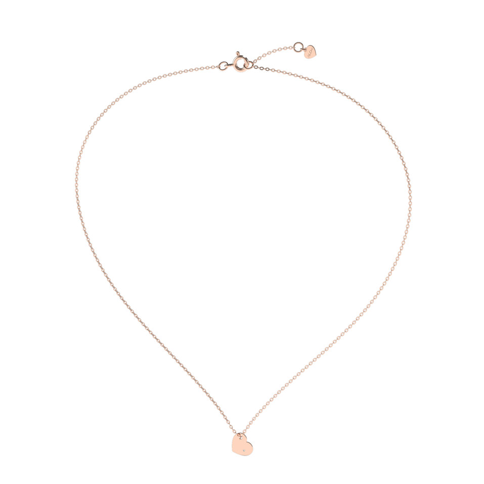 Náhrdelník s diamantom Promise Love