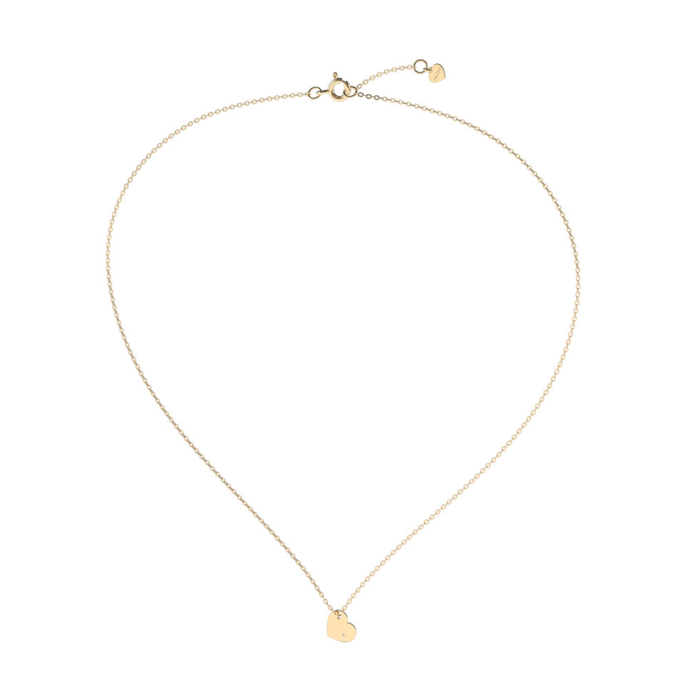 Náhrdelník s diamantom Promise Love