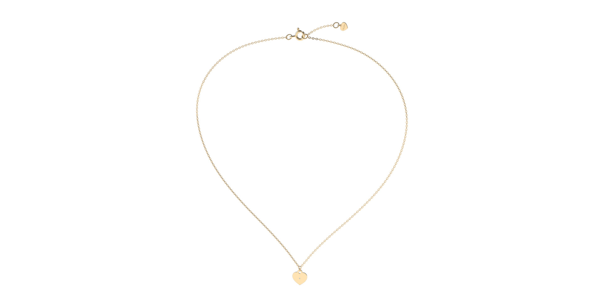 Náhrdelník s diamantom Dream Heart
