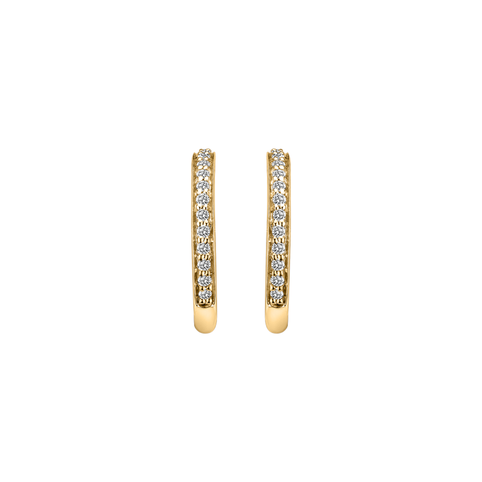 Náušnice s diamantmi Creolyn