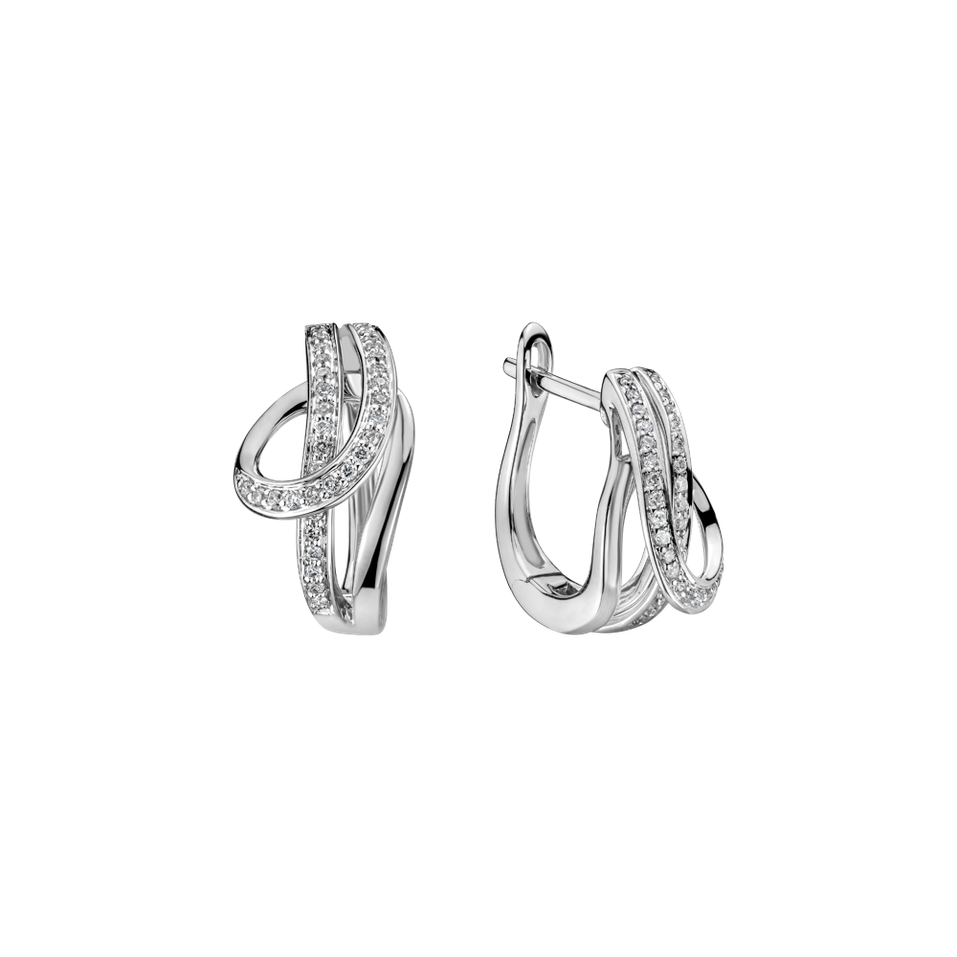 Náušnice s diamantmi Chantira