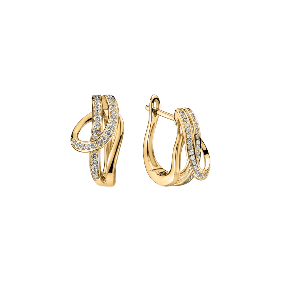 Náušnice s diamantmi Chantira