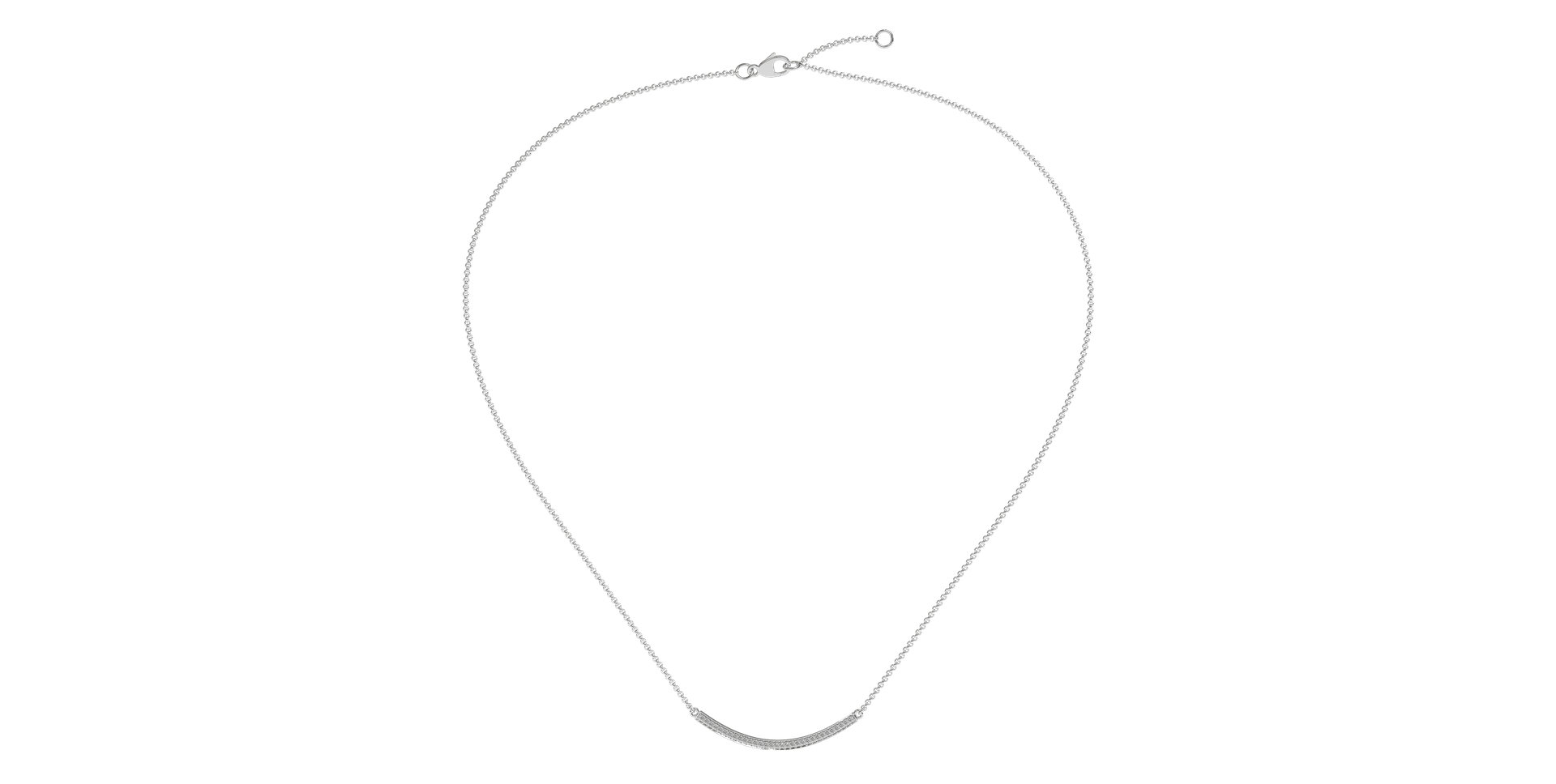 Náhrdelník s diamantmi Essential