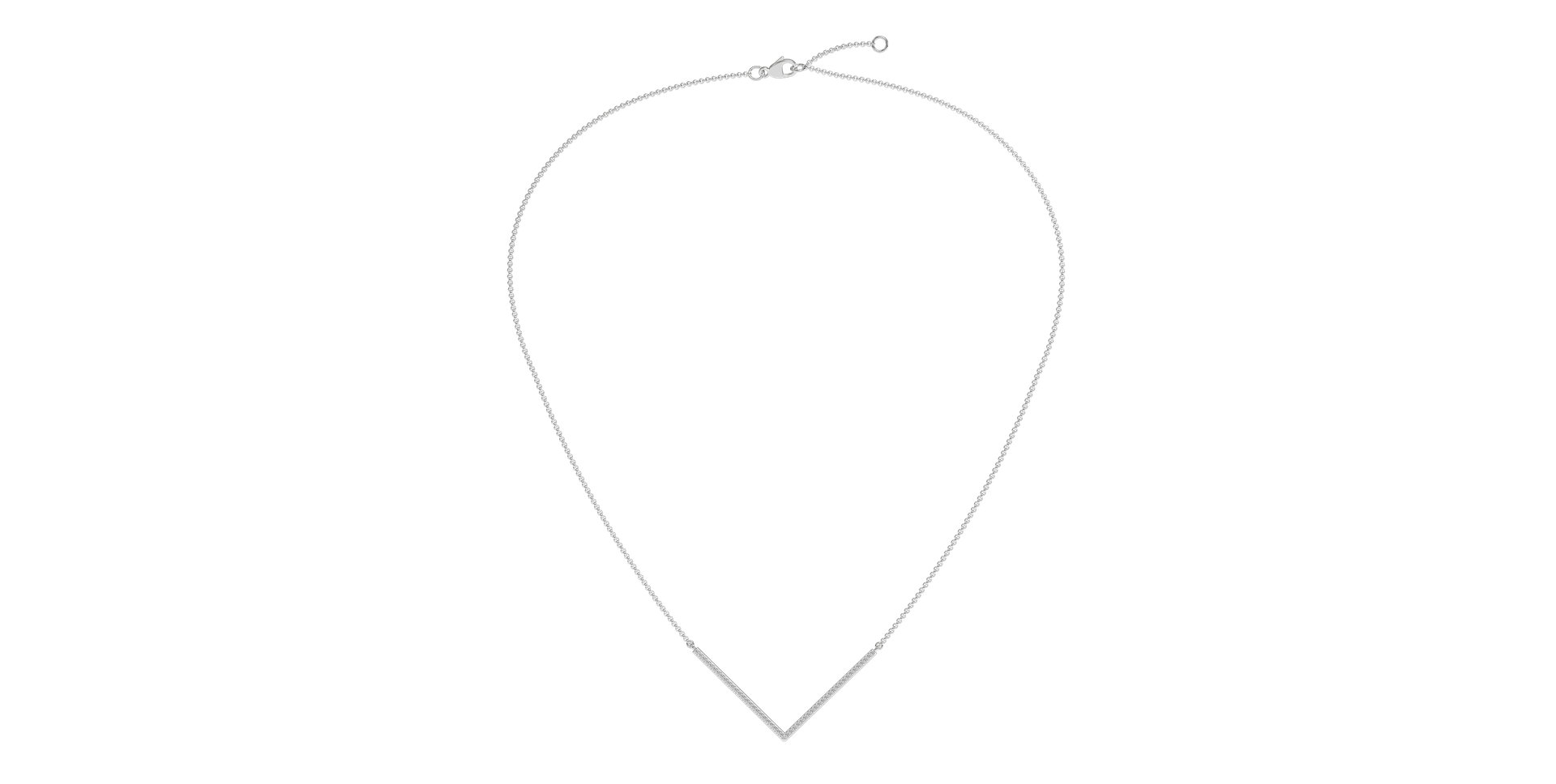 Náhrdelník s diamantmi Victory Line