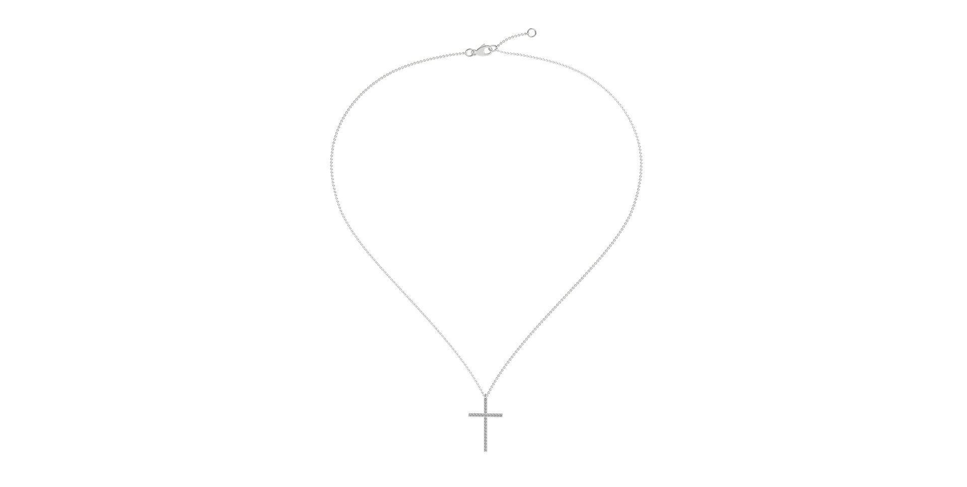 Náhrdelník s diamantmi Cross