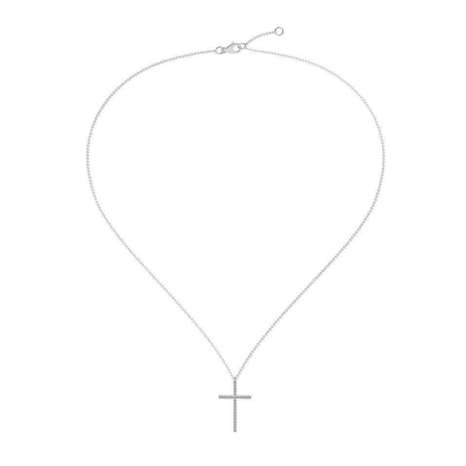 Náhrdelník s diamantmi Cross