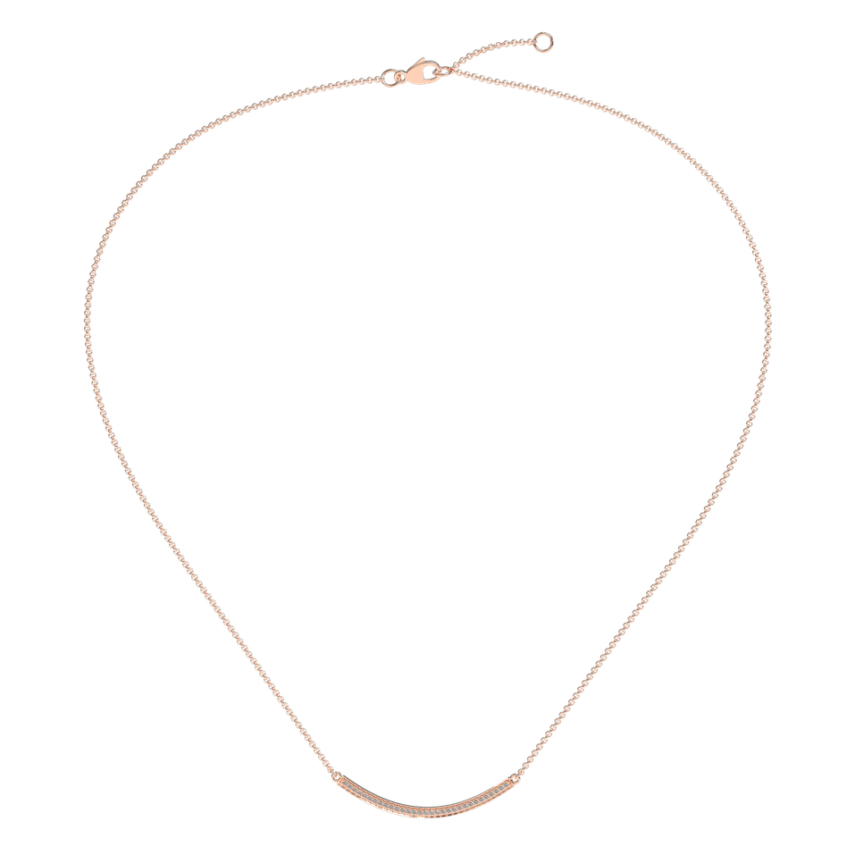 Náhrdelník s diamantmi Essential