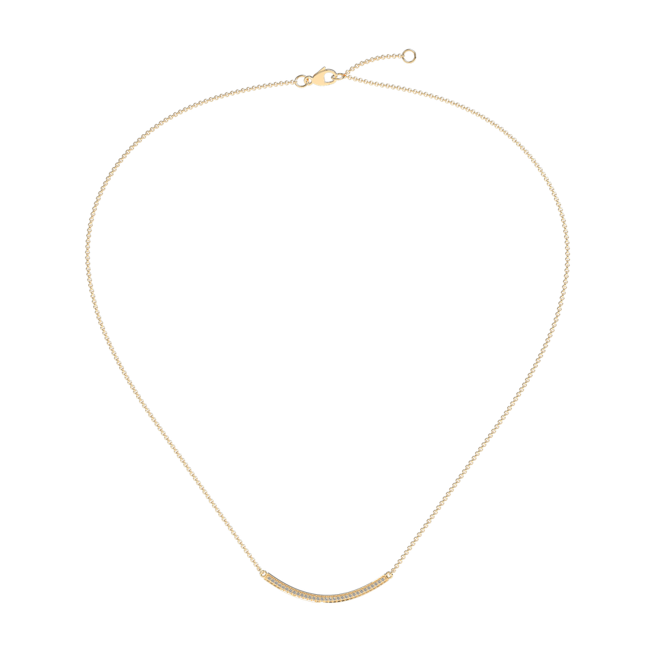 Náhrdelník s diamantmi Essential