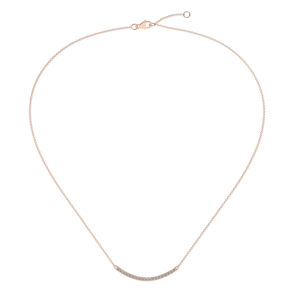 Náhrdelník s diamantmi Essential