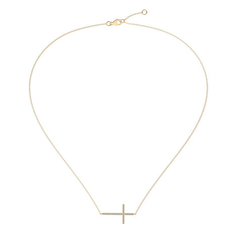 Náhrdelník s diamantmi Cross
