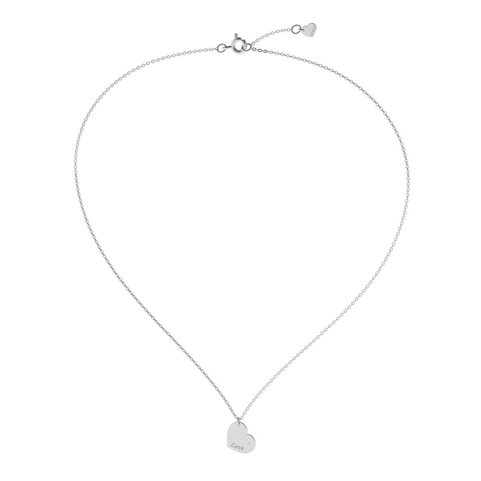 Náhrdelník s diamantom Envoy Love