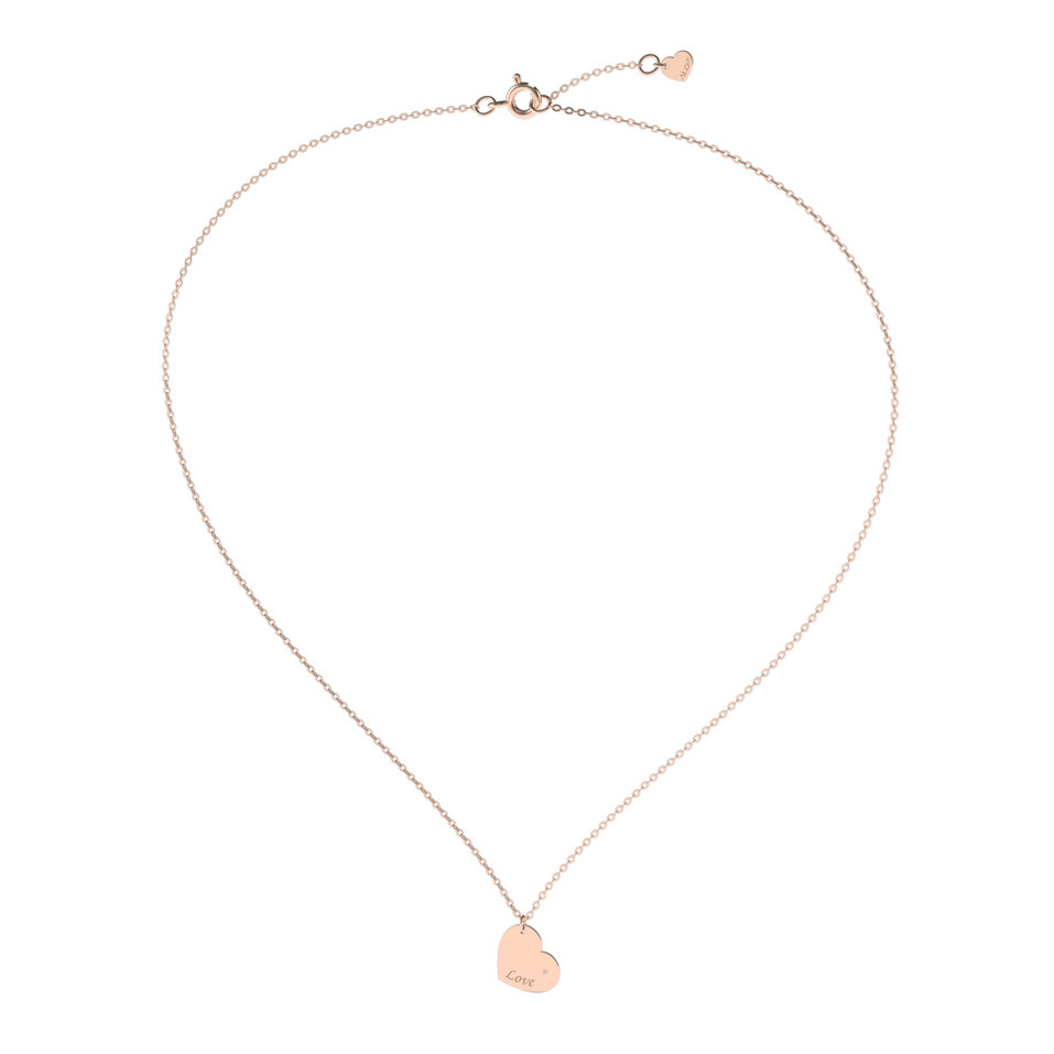 Náhrdelník s diamantom Envoy Love