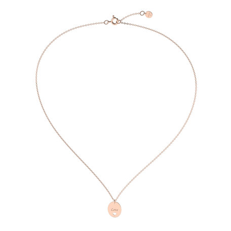 Náhrdelník s diamantom Amour Signature