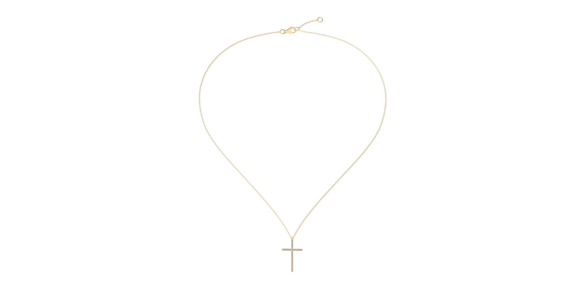 Náhrdelník s diamantmi Cross