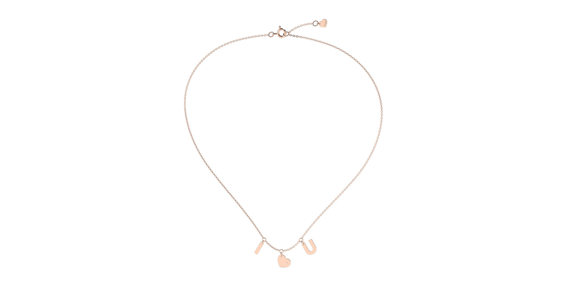 Náhrdelník s diamantom Amour