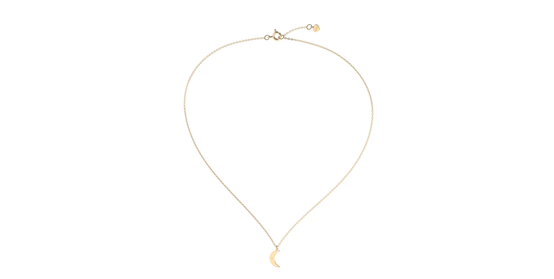 Náhrdelník s diamantom Miracle Moon