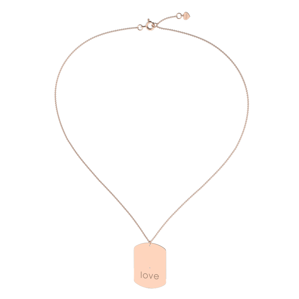 Náhrdelník s diamantom Amour Pleasure