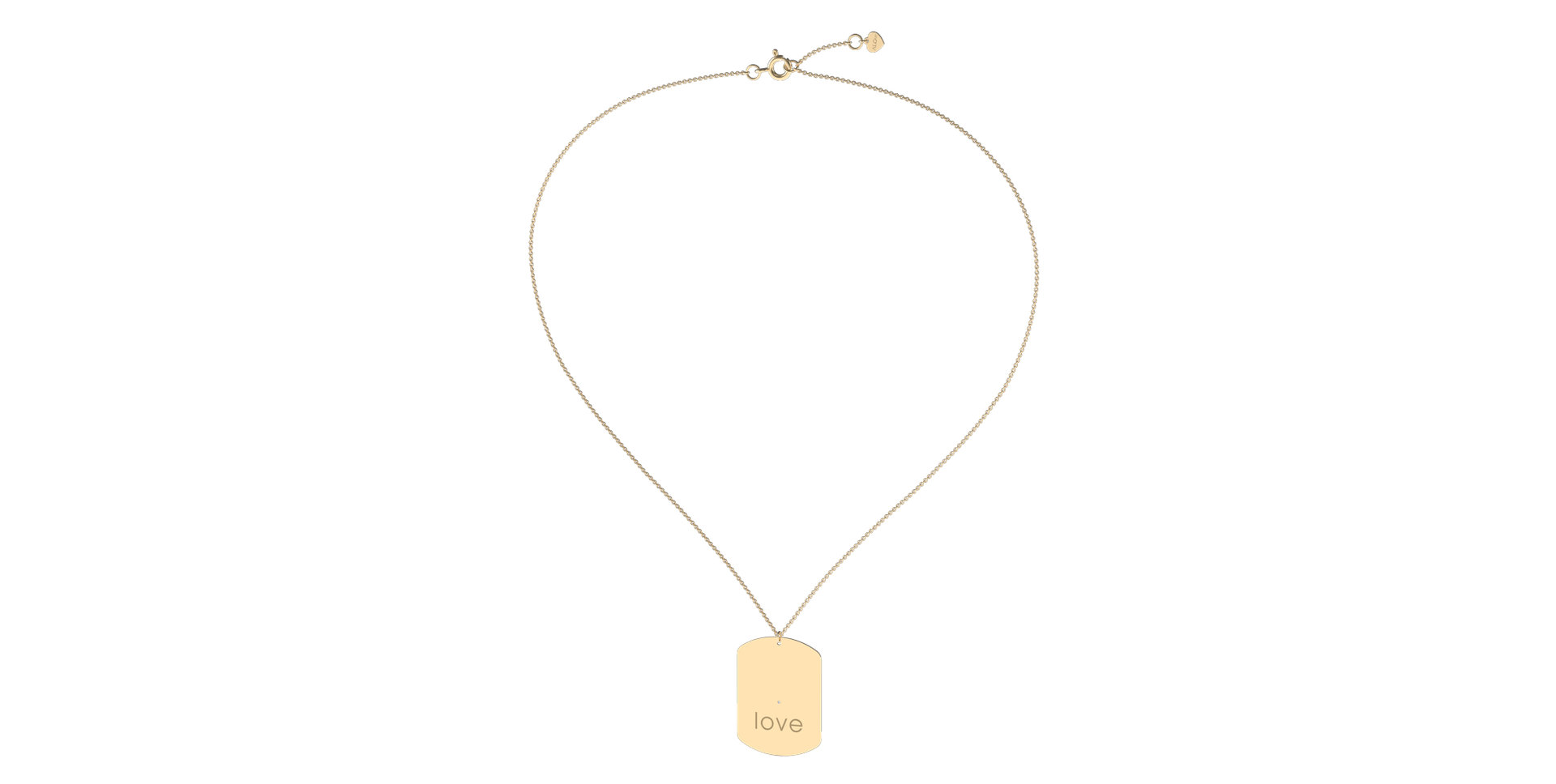 Náhrdelník s diamantom Amour Pleasure