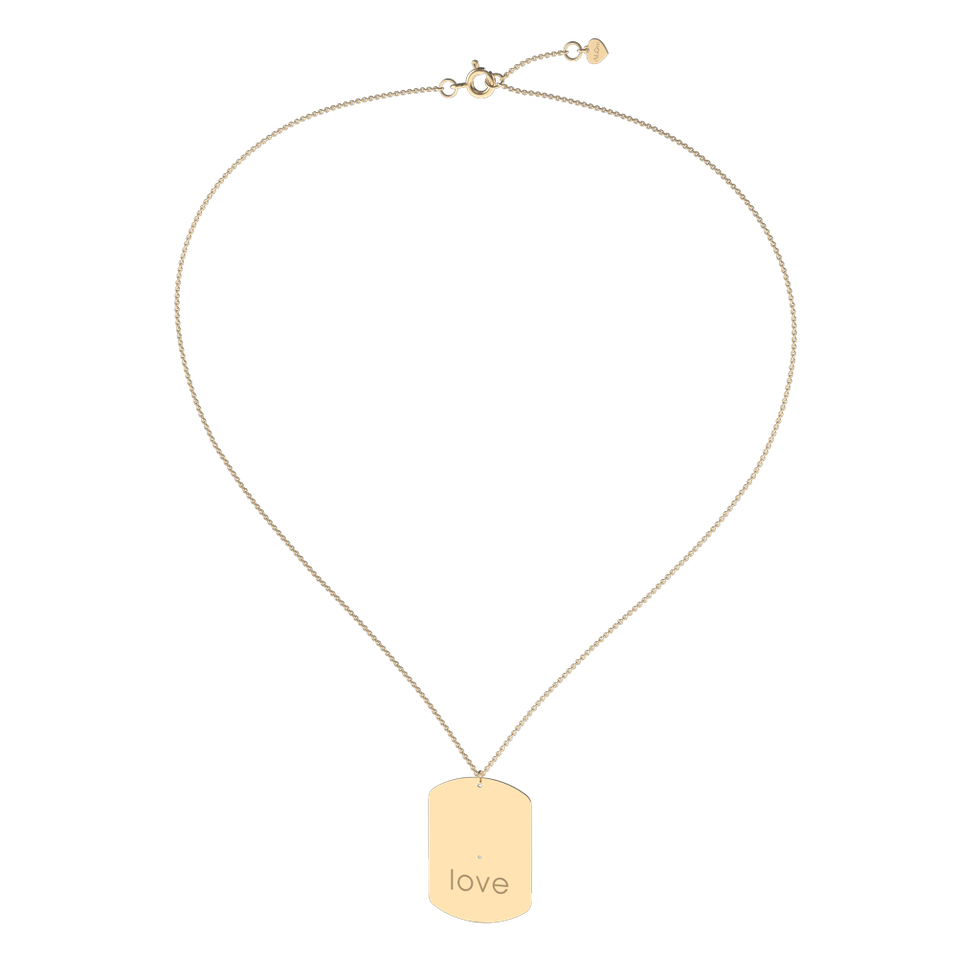 Náhrdelník s diamantom Amour Pleasure