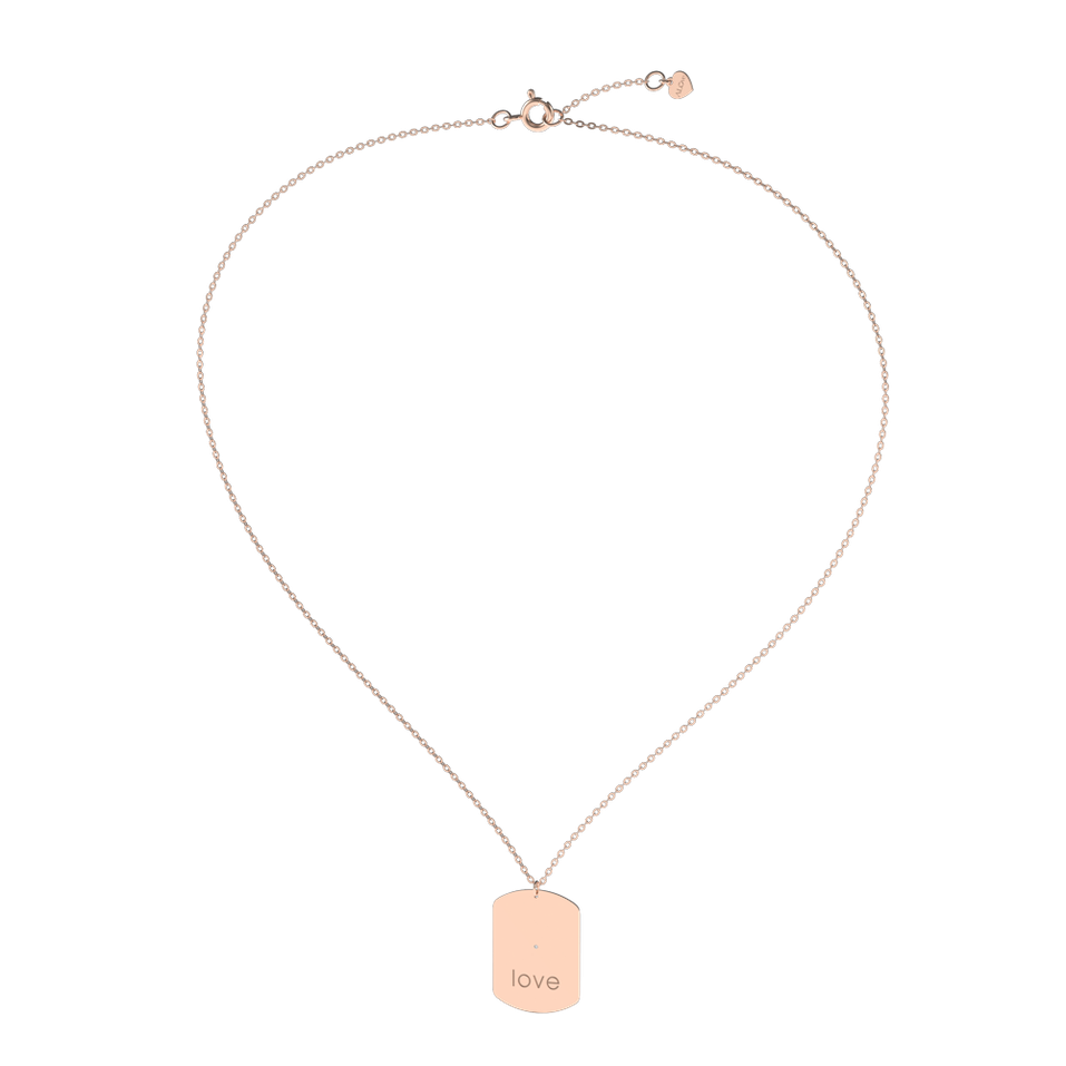 Náhrdelník s diamantom My Darling