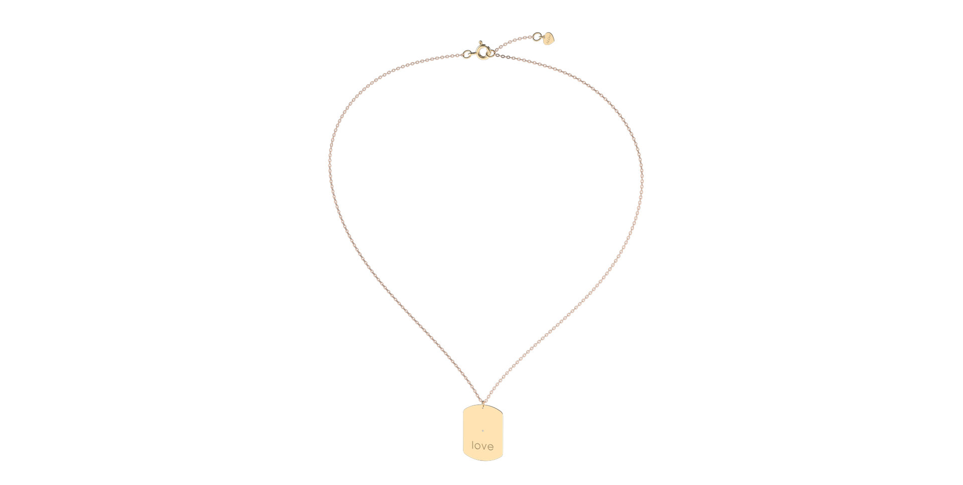 Náhrdelník s diamantom My Darling