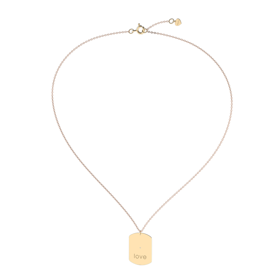 Náhrdelník s diamantom My Darling