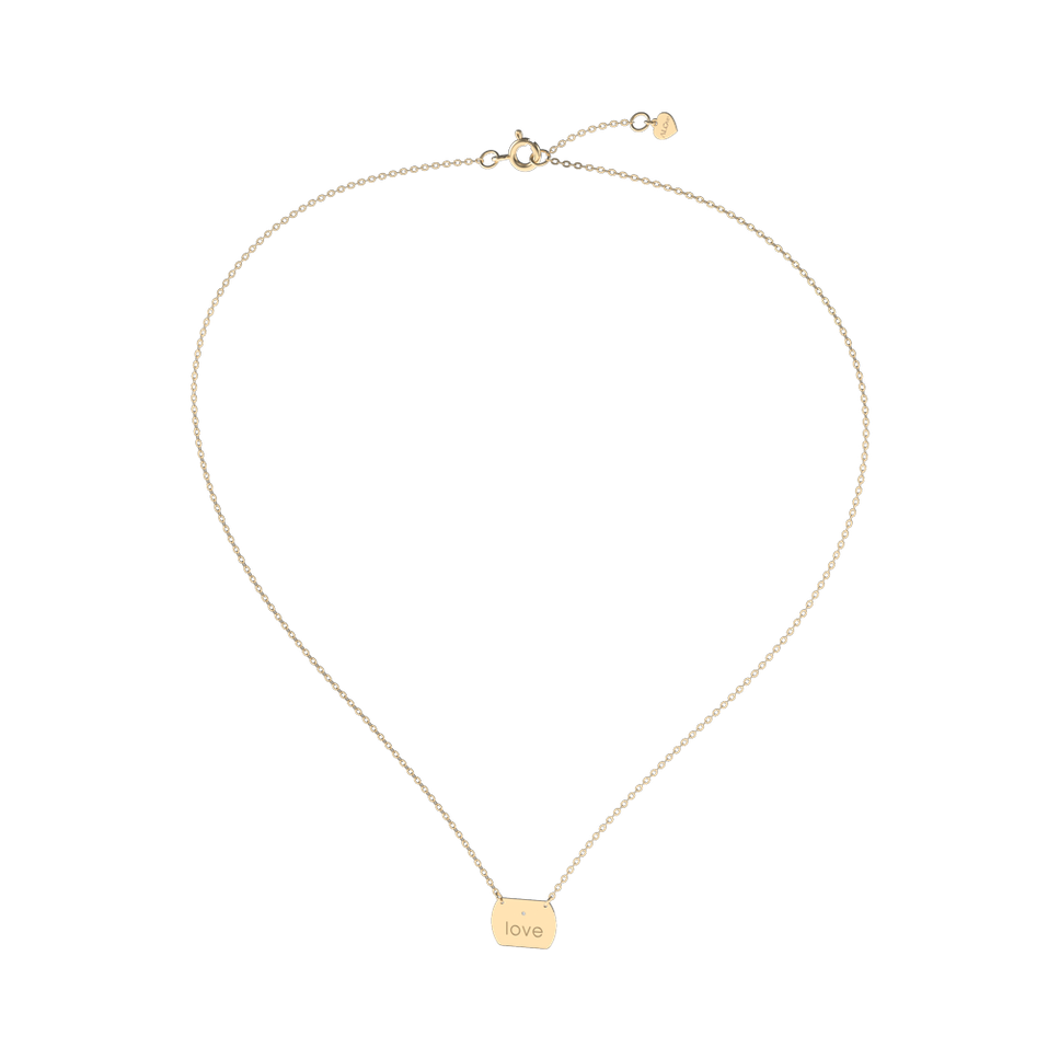 Náhrdelník s diamantom Forever Amour