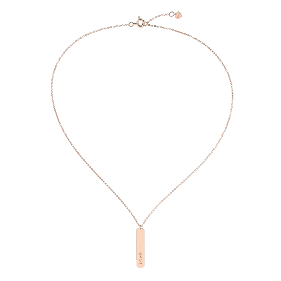 Náhrdelník s diamantom Miracle Amour