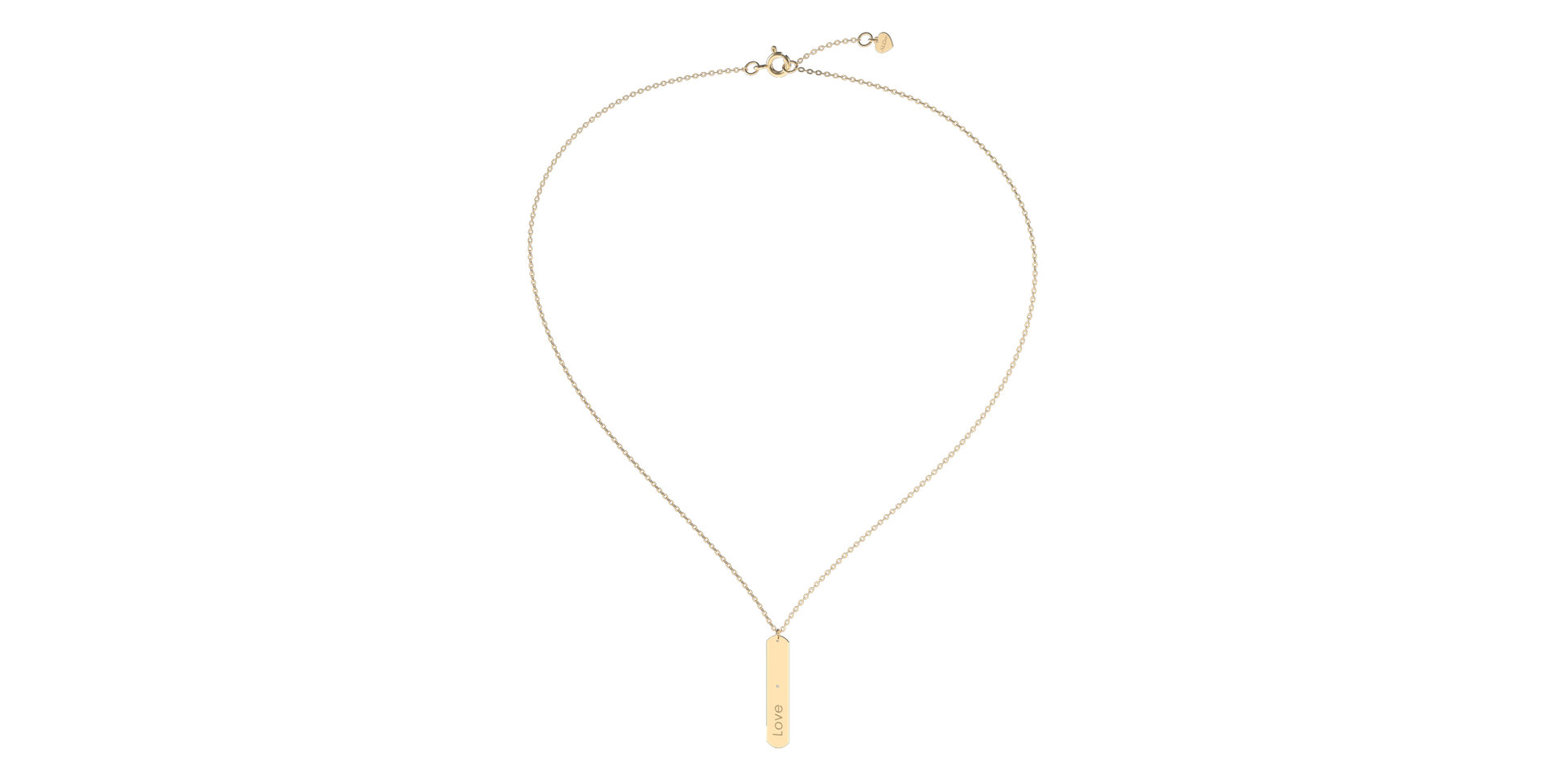 Náhrdelník s diamantom Miracle Amour