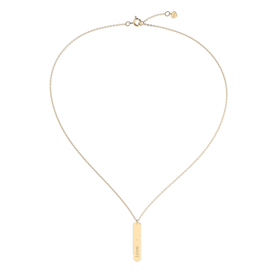 Náhrdelník s diamantom Miracle Amour